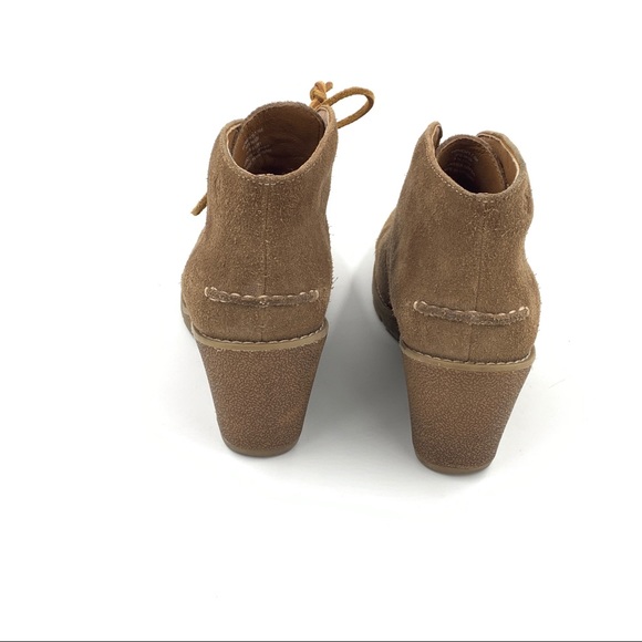 Sperry Suede Wedge Booties Size 7.5 - Picture 4 of 8